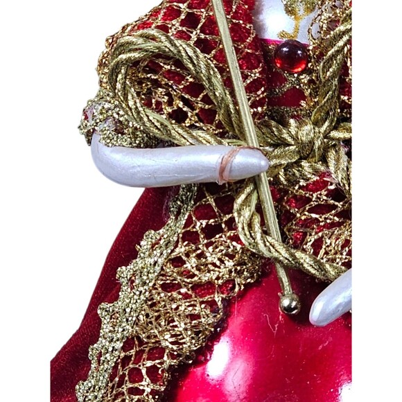 Vtg Kurt S Adler The Mystique Collection Hand Blown Glass Ornament Red Queen - Picture 6 of 11